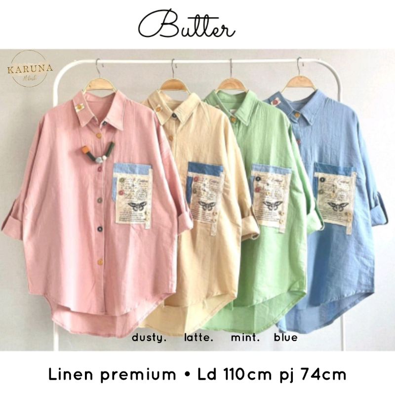BUTTER BLOUSE BY KARUNA (100% ORIGINAL BY KARUNA)