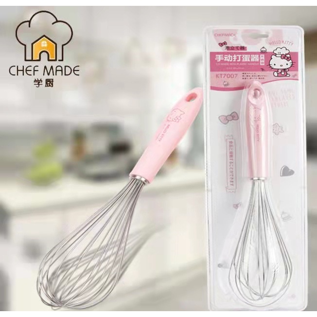 Hello Kitty Chefmade KT7007 Whisk Whisker Pengocok Kocokan Telur Pink