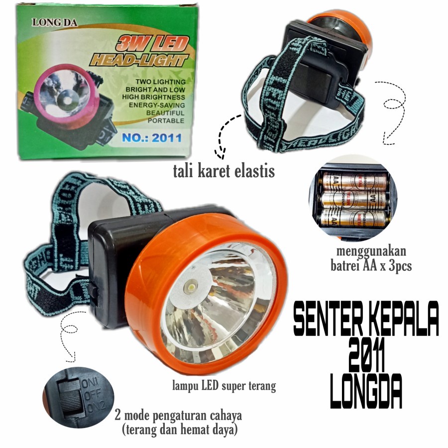 SENTER KEPALA / HEAD LAMP 2011 LONGDA