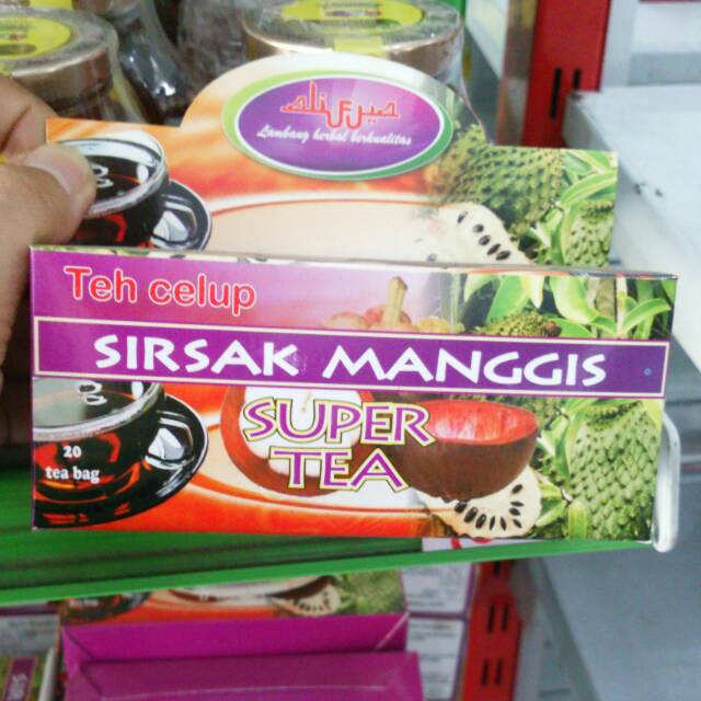 Teh celup sirsak manggis