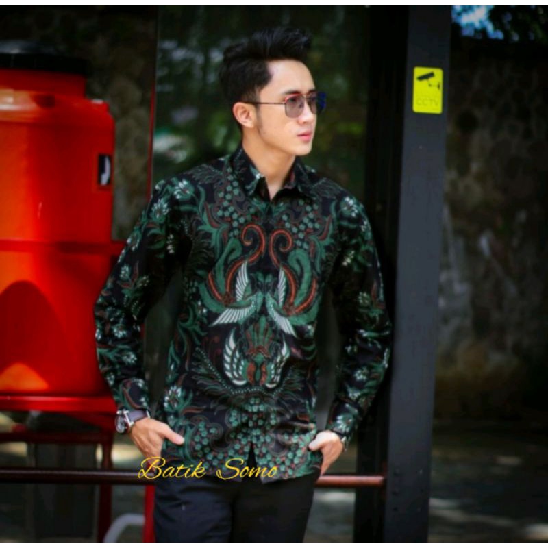 Baju Batik Solo Pria Premium Lapis Puring Dalam