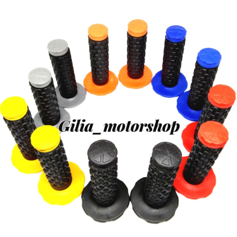 HANDGRIP GRIP PROTAPER CROSS MOTIF TAHU DIAMOND SUPERMOTO TRAIL KLX DTRACKER CRF