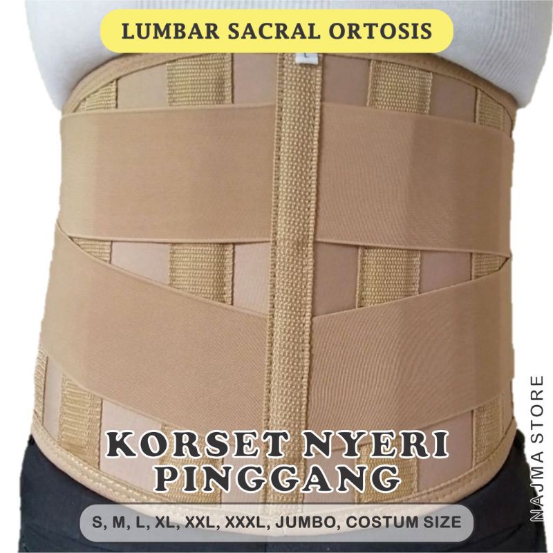 Korset Lumbal Nyeri Pinggang Syaraf Kejepit