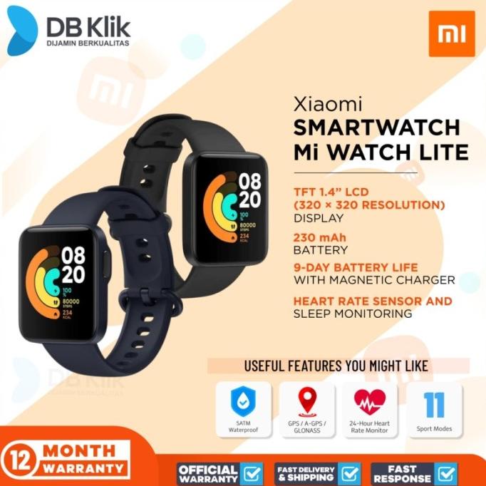 Smartwatch Xiaomi Mi Watch Lite - Mi Watch Lite Smartwatch Pranacitrazulda