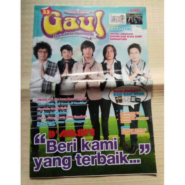 (PRELOVED) TABLOID GAUL COVER DMASSIV