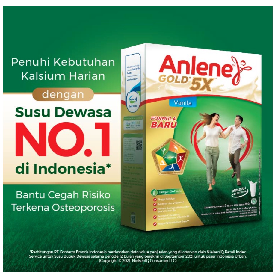 

ANLENE Gold 5x Susu Box 640gr - Original / Vanilla / Cokelat