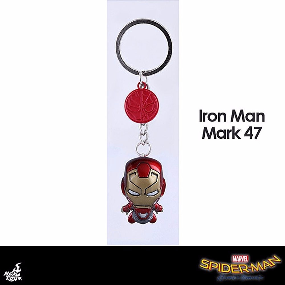 Hot Toys Cosbaby Spiderman Homecoming Ironman mark 47 Keychain