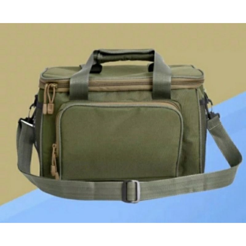tas penyimpanan alat pancing model selempang jumbo