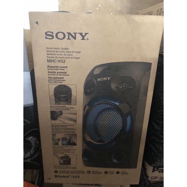 [NEW] Sony Karaoke Bluetooth Speaker High Power Audio System MHC-V02