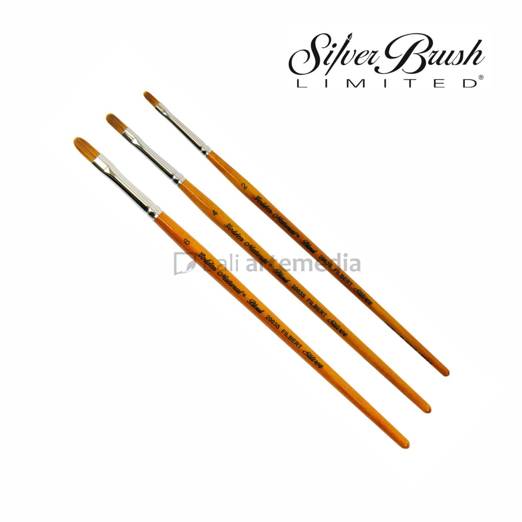 Silver Brush Golden Natural - Filbert 2003S