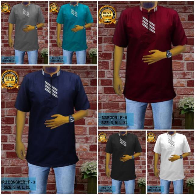 Baju koko modern pendek eceran Shopee Indonesia Baju koko modern pendek eceran Shopee Indonesia