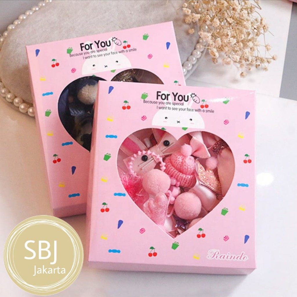 Pita Rambut GIFT SET Hadiah Anak isi 18 pcs / Pita Rambut Anak Gift Set isi 18 pcs