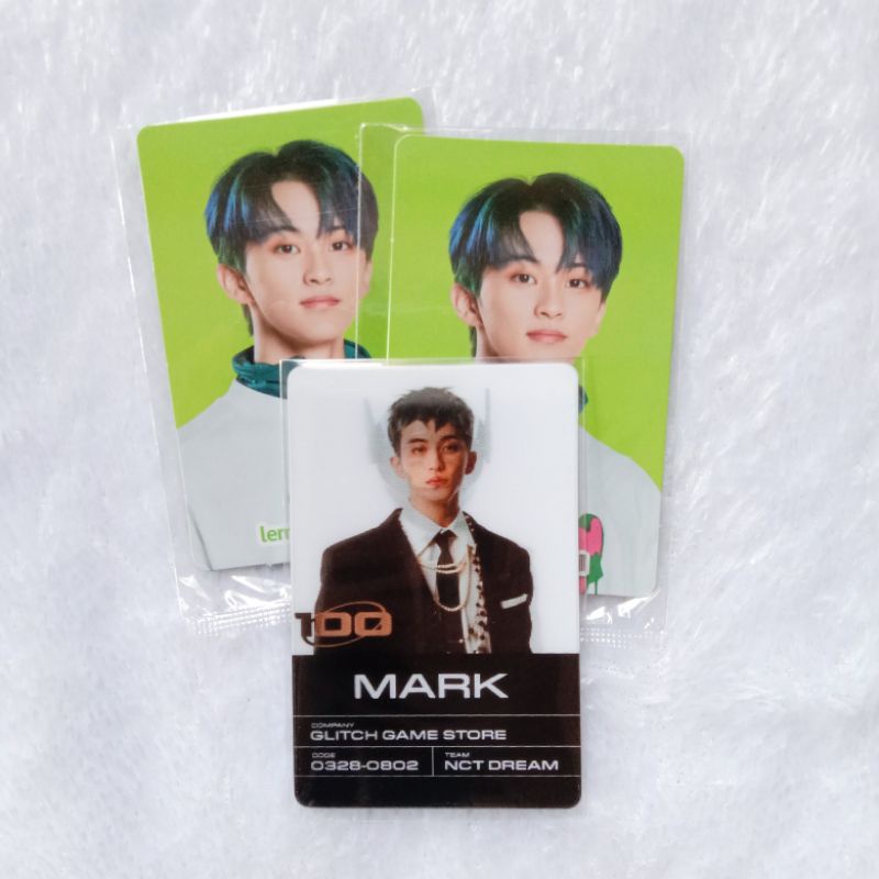 PC photocard mark lenticular scratch lemonilo nct dream