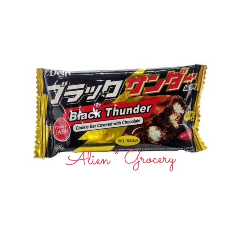 Delfi Black Thunder Coklat Chocolate 12 x 21gr