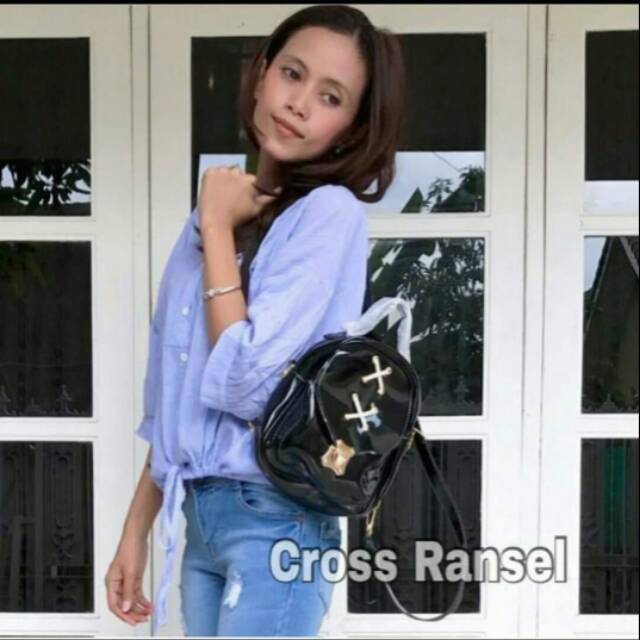 CROSS RANSEL - BAHAN JELLY PREMIUM - HAND BAG - TAS MURAH UNIK WANITA