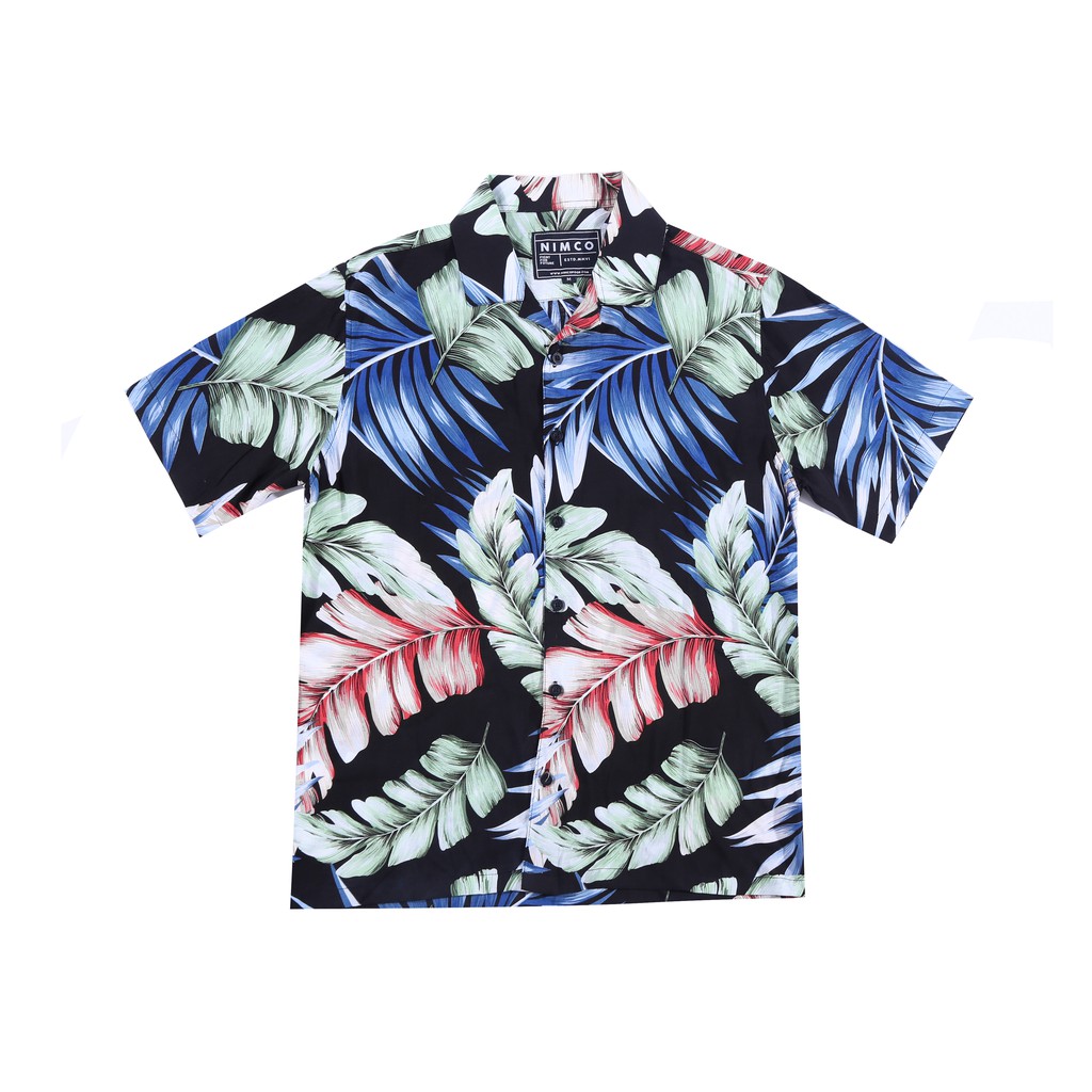 Nimco Kemeja - GLOW04-T073-Y-BLACK