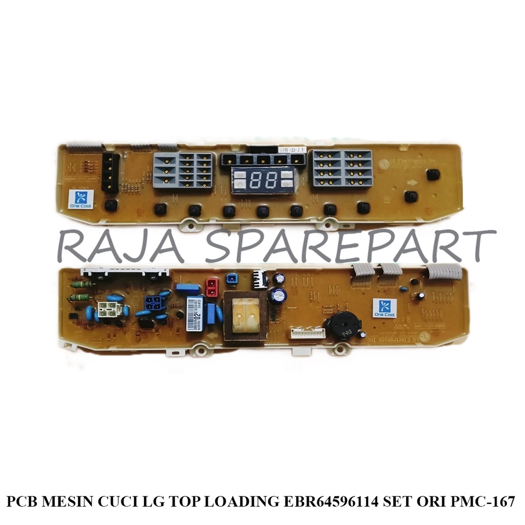 PCB/MODUL MESIN CUCI LG TOP LOADING EBR64596114 SET ORI PMC-167