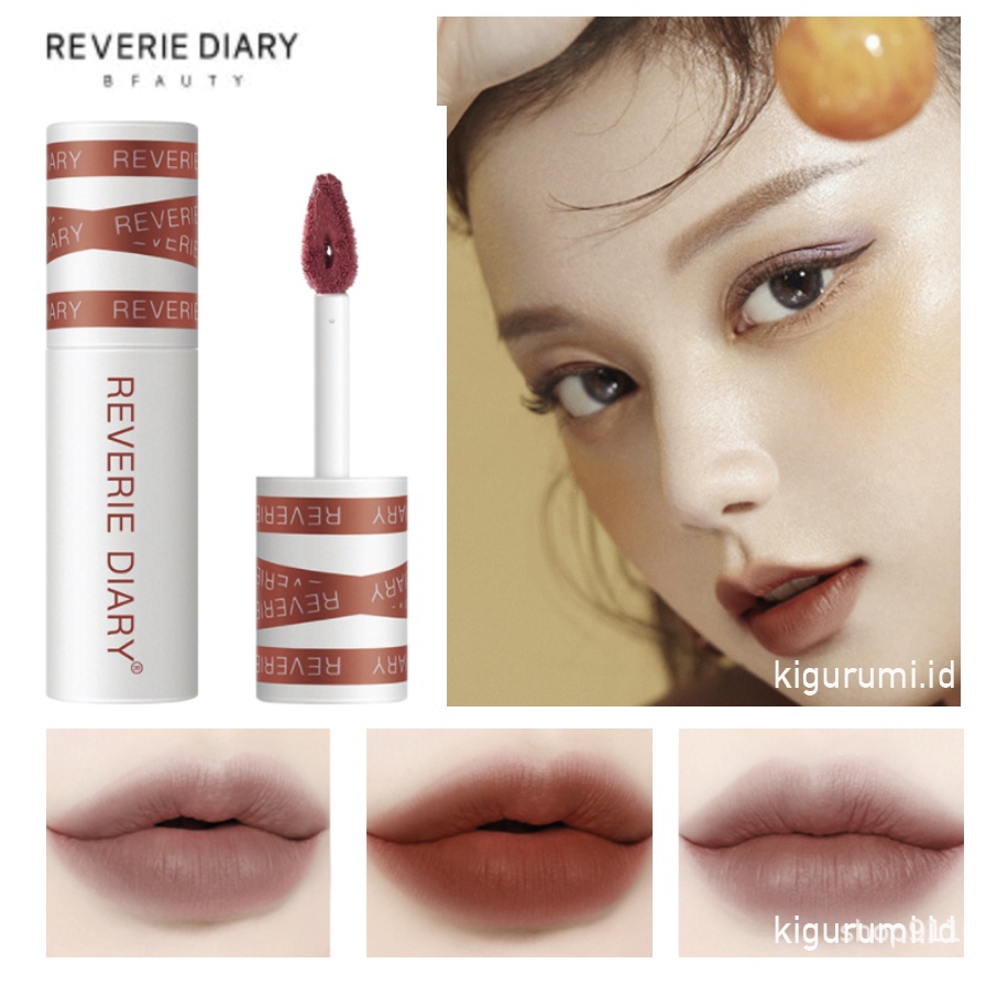 REVERIE DIARY Lip Clay Lipstick Velvet Matte Mud Lipstik 8 Color