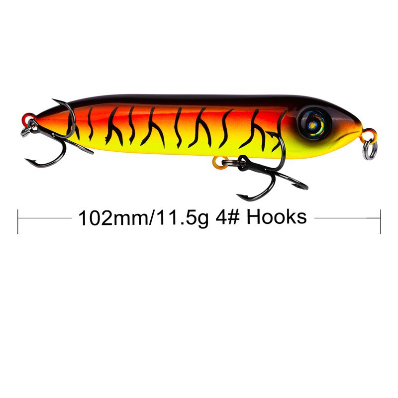 SYFishing 1Pcs Colorful Pencil Fishing Lure 10cm 12g Minnow Umpan Pancing Swimbait Floating Bait Ikan Bass Wobbler Kail Memancing Tackle