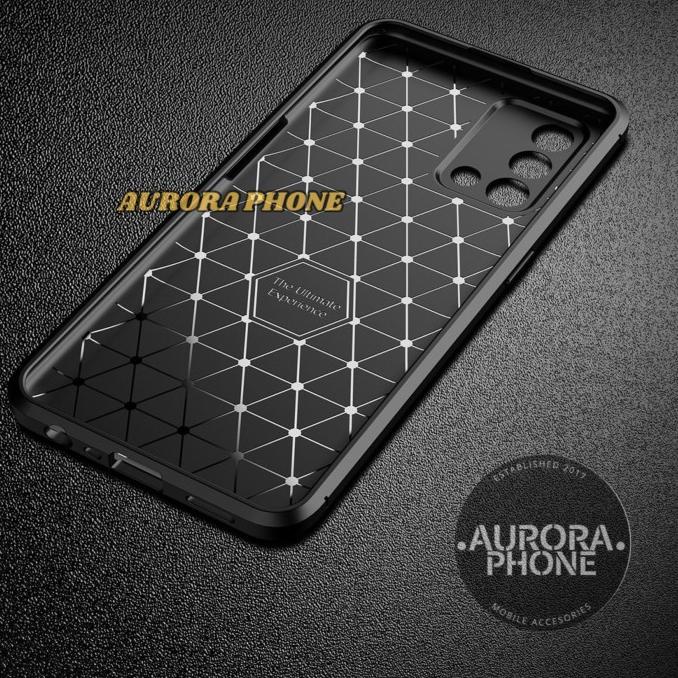 SOFTCASE OPPO A95 COVER AUTOFOCUS CARBON BEETLE CASING OPPO A95 / A95 - HITAM / BLACK, OPPO A95