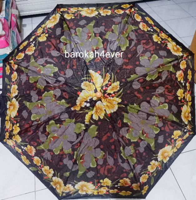 Payung LIPAT 2 Motif Bunga Random