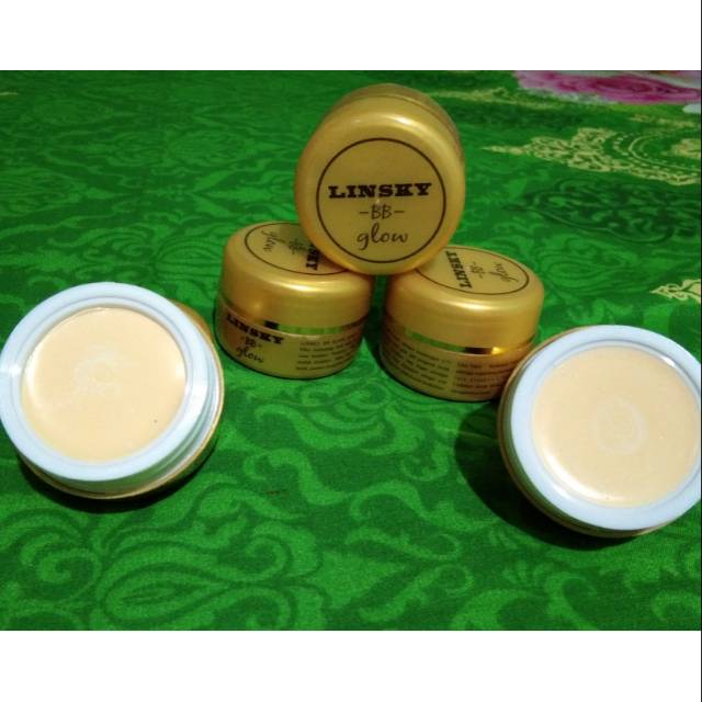 Linsky super BB glow white cream pagi(dijamin ori)