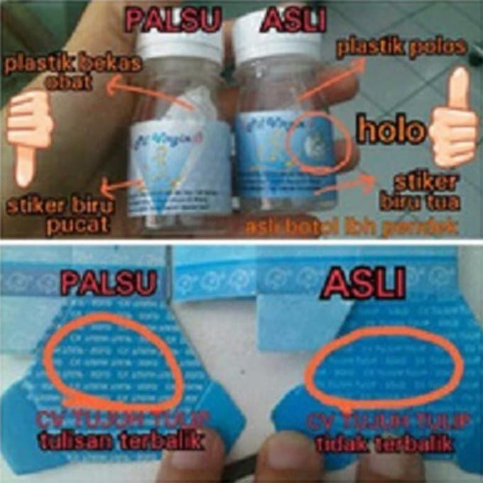 Sale Pil Virgin Biru Kemasan Baru New Packing Original Terbaru
