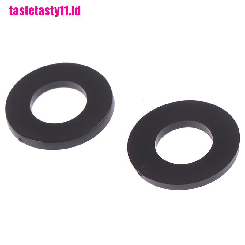 【TTID】350Pcs M2/M2.5/M3/M4/M5/M6/M8 black nylon flat washer assortment kit set