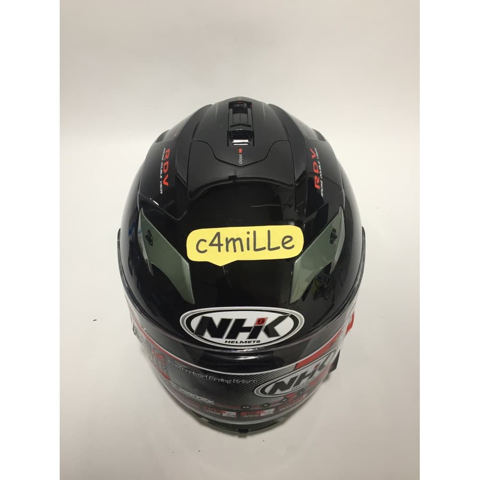 SALE$$$ Helm Full Face NHK GP1000 Double visor black
