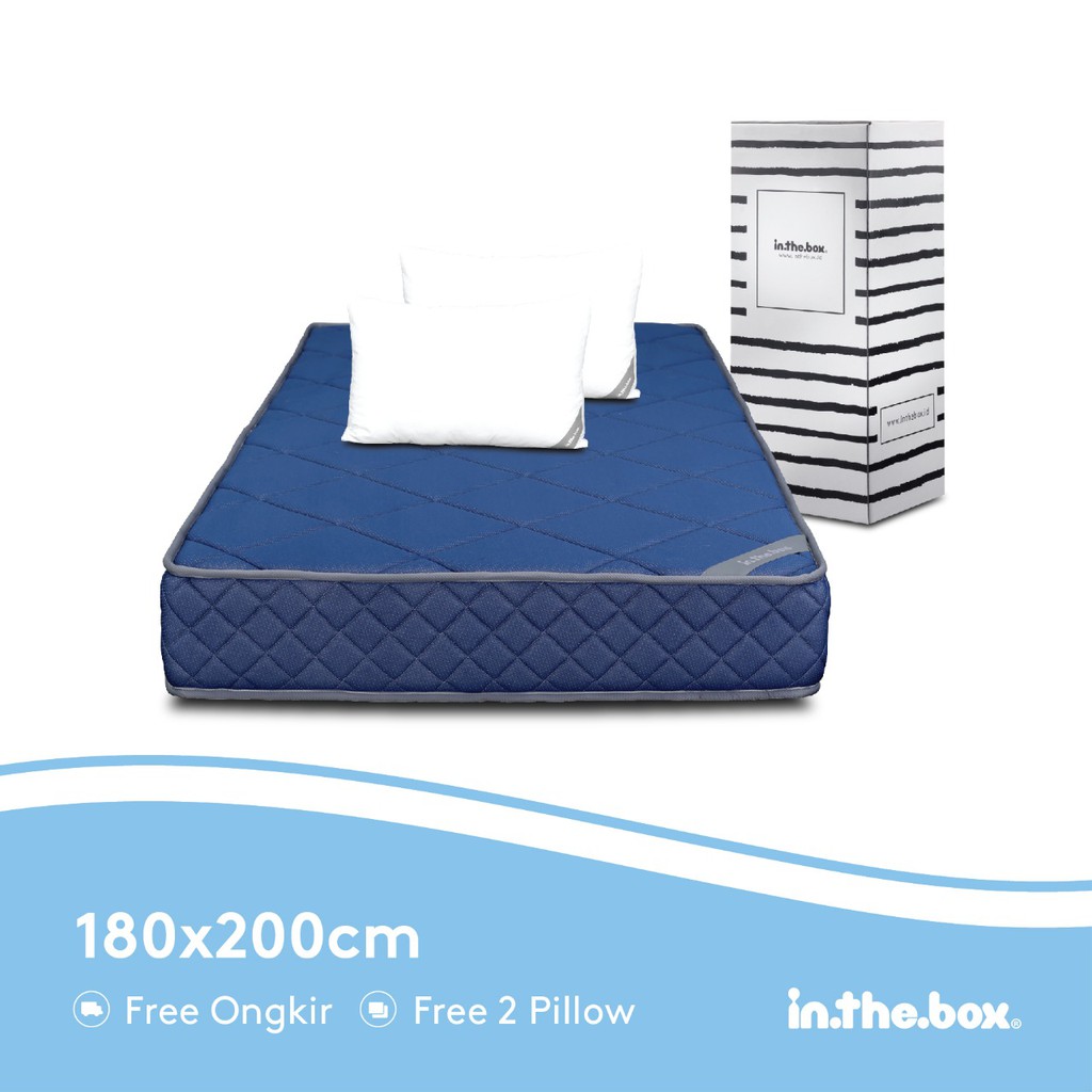 Matras In The Box HYBRID Ukuran 180x200 Kasur Spring Bed Inthebox Original