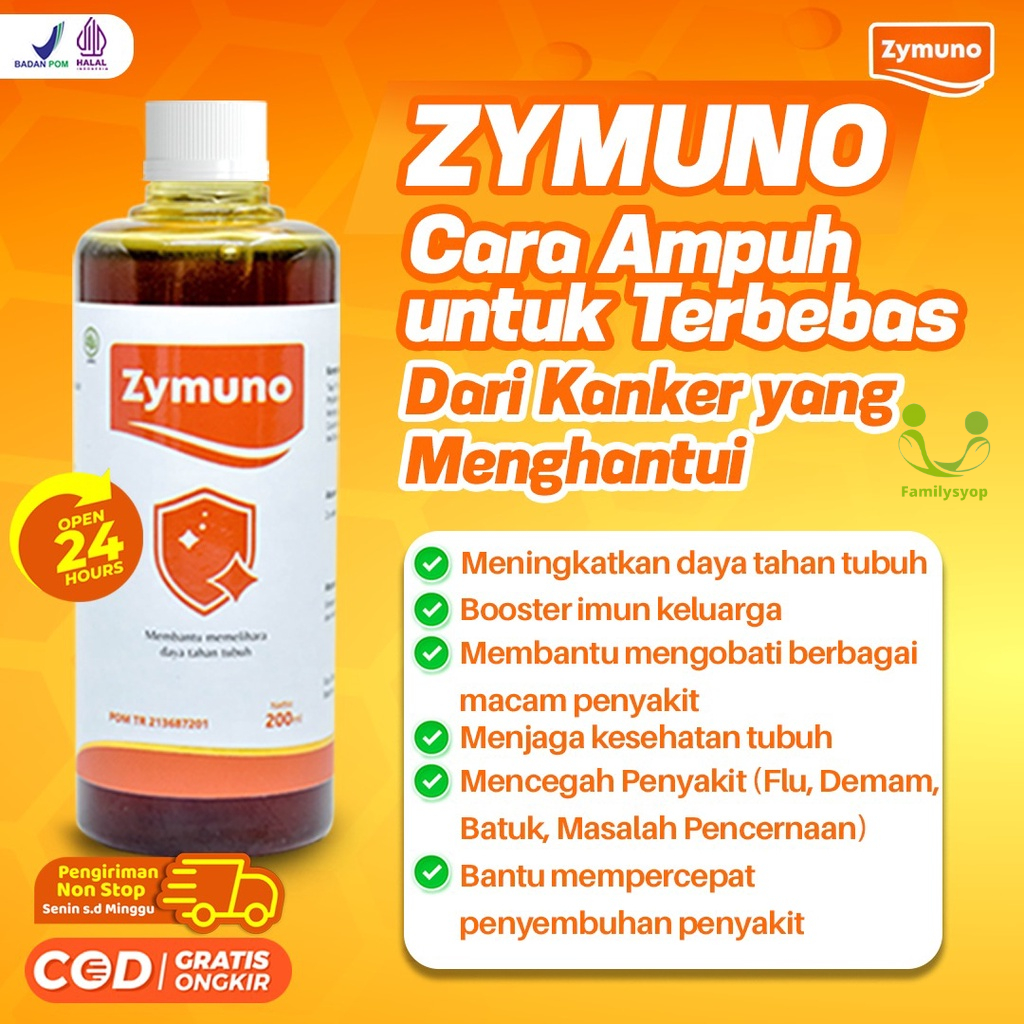 Zymuno – Vitamin Herbal Tingkatkan Daya Tahan Tubuh Imun Jaga Kesehatan Tubuh Cegah Flu Demam Batuk Masalah Pencernaan Bantu Percepat Penyembuhan Penyakit