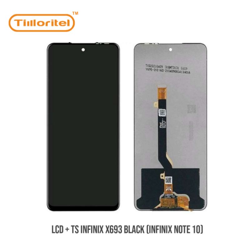 LCD+TS INFINIX X693 BLACK (INFINIX NOTE 10)