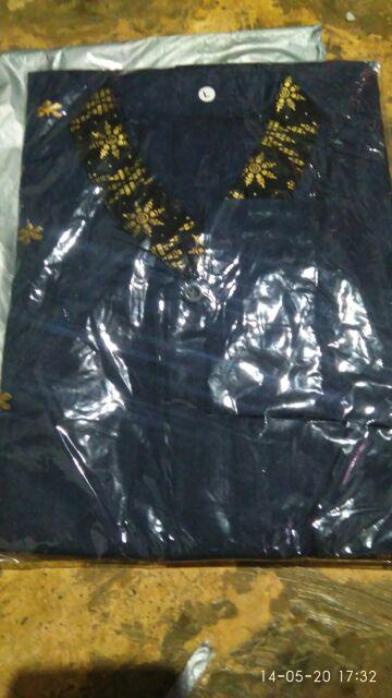 Kemeja Batik Pria Ppbtk07 Modern Lengan Panjang Casual Modis Trendy Masa Kini M L Xl Asli Pekalongan