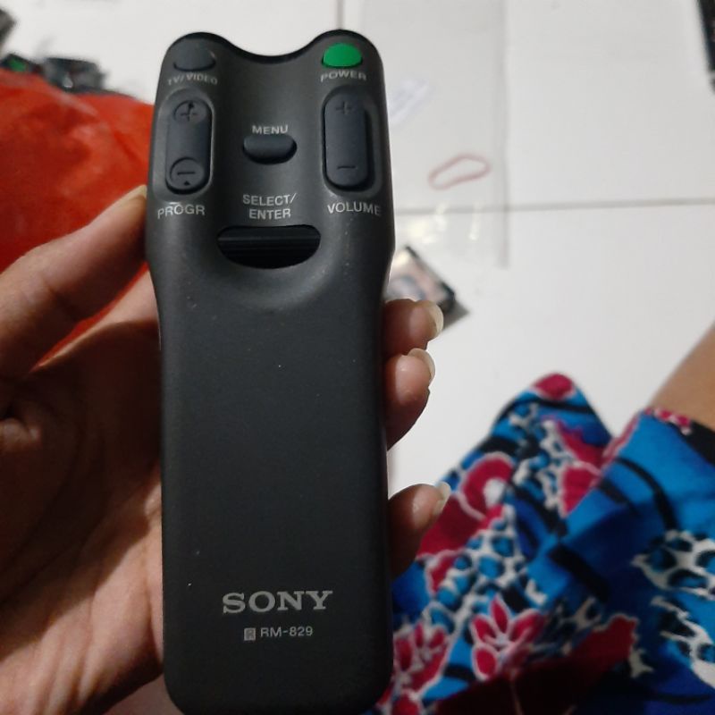REMOTE REMOT TV SONY LED LCD RM-829 ORIGINAL ASLI