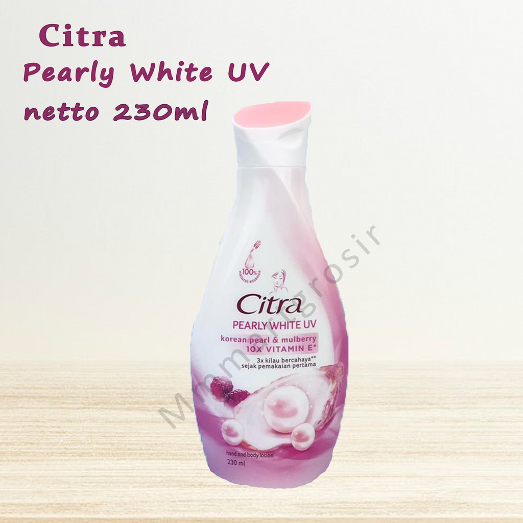 Citra / Body lotion / Korean pearl &amp; Mulberry / Bengkoang dan grean tea / Aloe Vera &amp; White Rose 230ml
