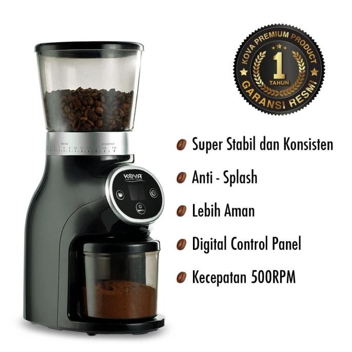 Kova Digital Coffee Grinder Mesin Giling Biji Kopi