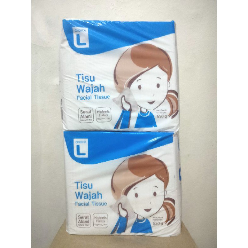 Tisu Wajah Choice L (Facial Tissue) 650 G