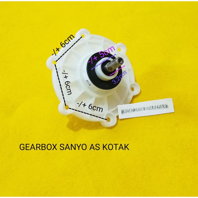 Gearbox mesin cuci Sanyo Aqua SW 730XT SW 740XT