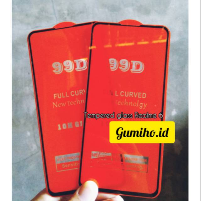 TEMPERED GLASS REALME 6 FULL COVER 5D 9D 11D 21D TG REALME 6 FULL COVER