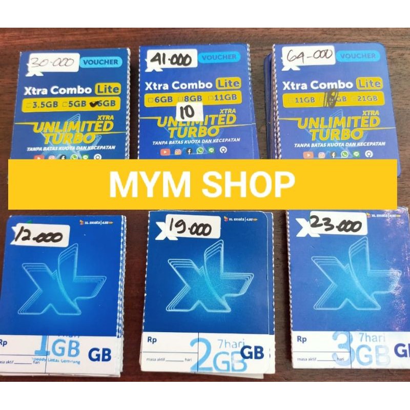 XL Data Voucher Xtra Combo Lite 18gb