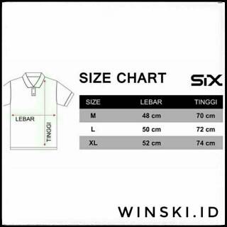 Winski Kaos  Polo  Shirt Premium Original  Blue Navy Kaos  