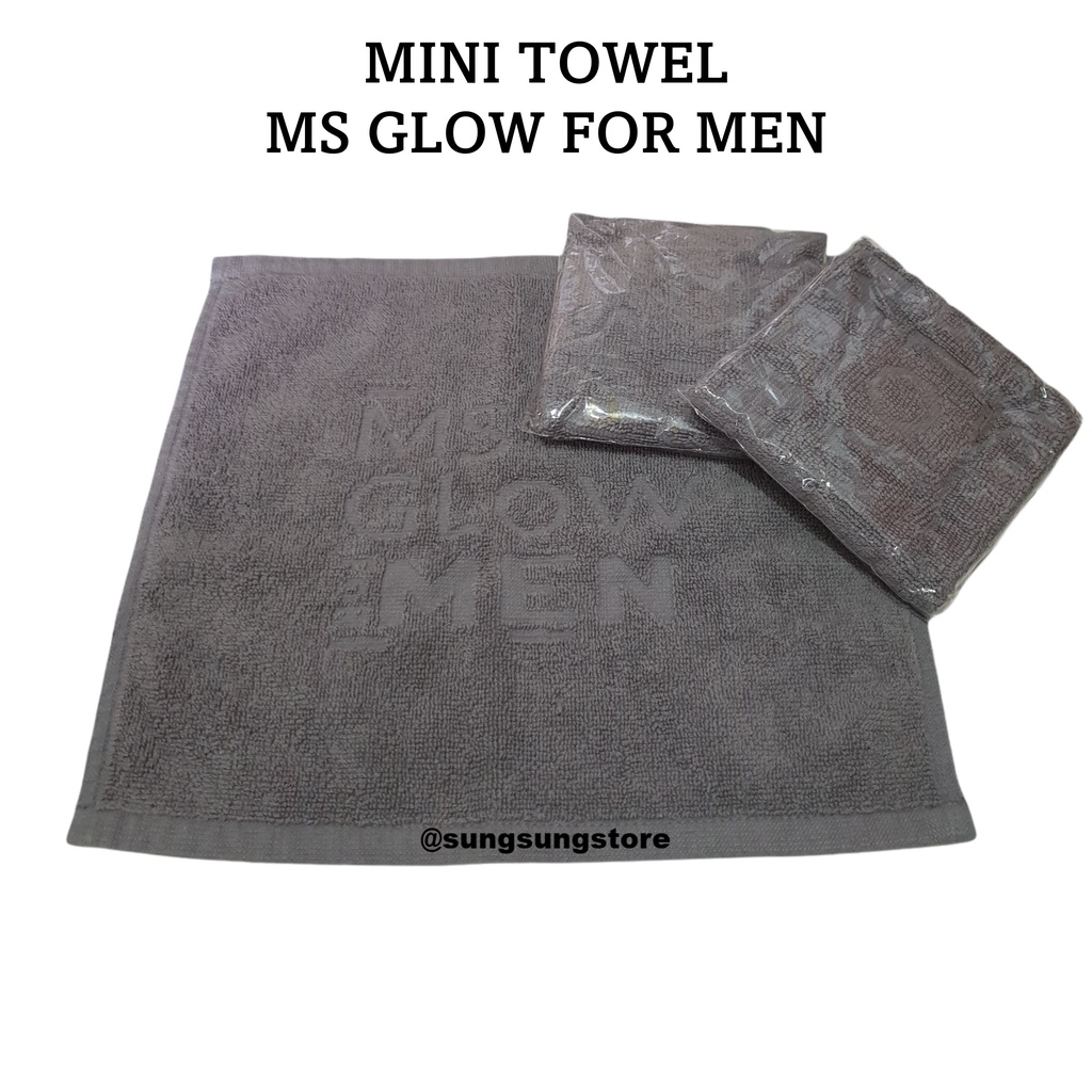 MS GLOW FOR MEN Merchandise Pouch / Mini Towel