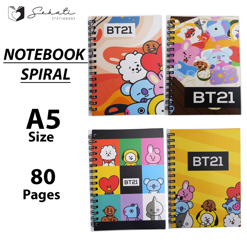 

Notebook Spiral/DIARY A5 BT 21- BERGARIS