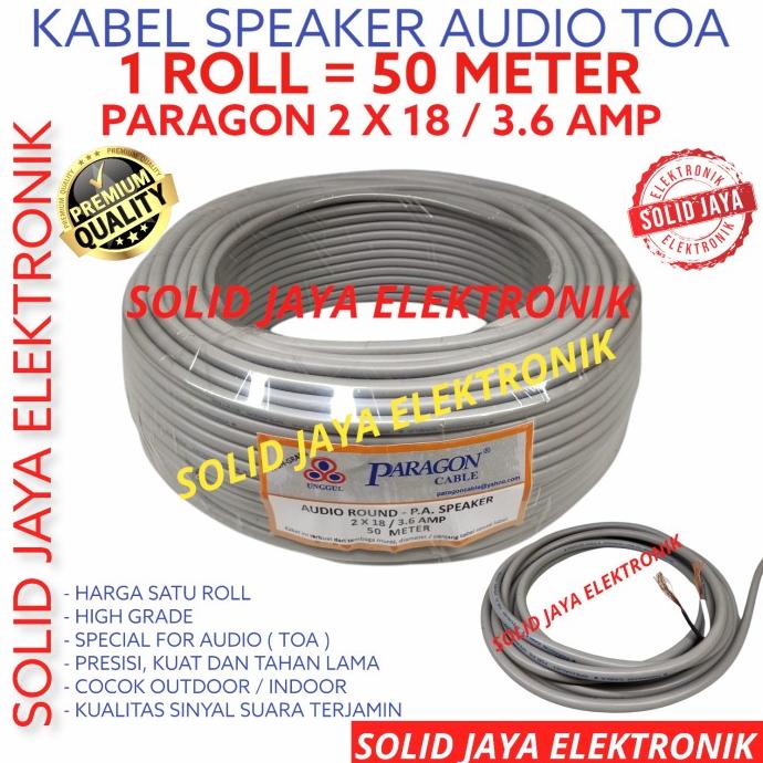 Elektronik | Audio | Kabel Speaker Toa Corong Kabel Pa Paragon Spesialist Toa - 1 Roll | Best Seller