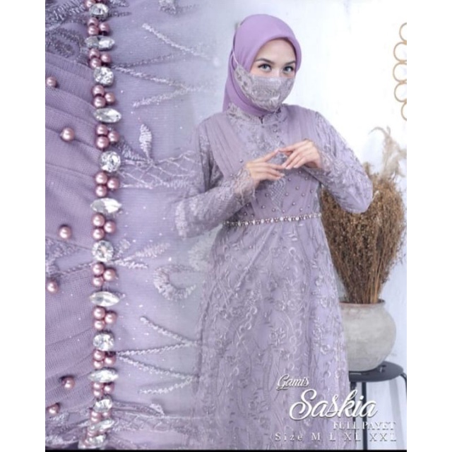 Gamis siskaa//gamis kondangan//gamis pesta terbaruu