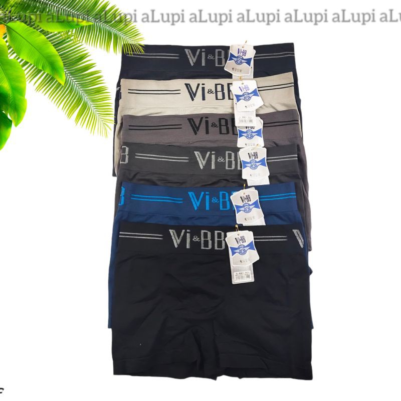 Celana Dalam Cd Boxer Lembut Pria Cowok Cowo Laki Dewasa Remaja Vi&amp;Bb Murah Ukuran Size M L XL abg