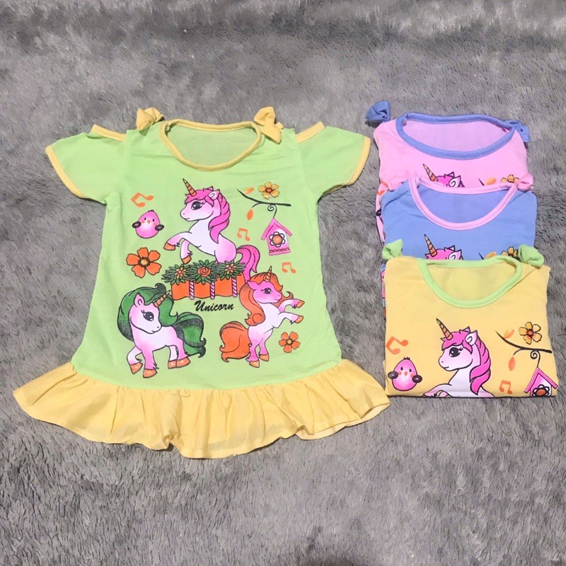 Dress Bayi dan Anak Katun 1-3 tahun