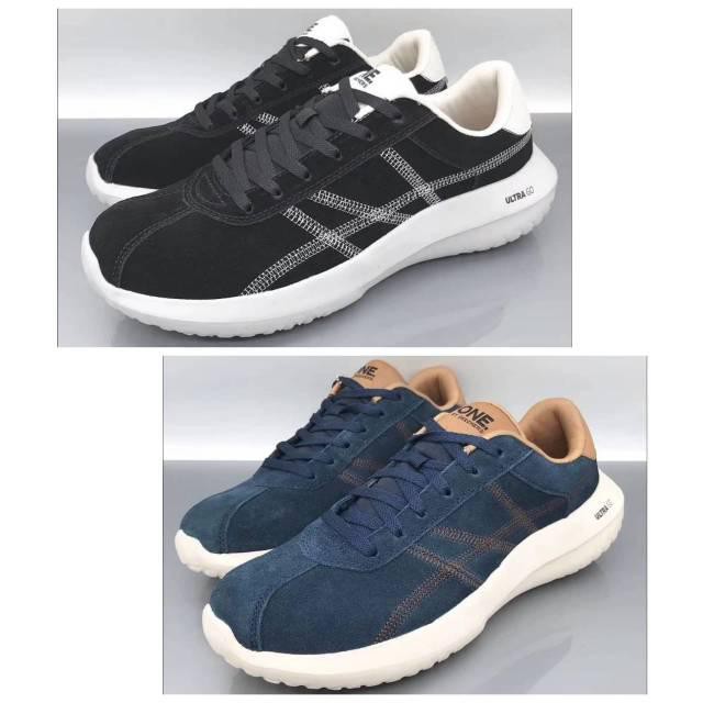 Sepatu Sepatu Skechers Sketcher Skecher Pria Ona Ultra Go Sude + Lengkap Box