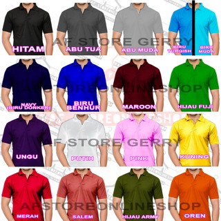 Kaos Kerah Polo Shirt BORDIR SABLON Pria Wanita Kaos Kaos Kerah Polo Shirt BORDIR SABLON Pria Wanita Kaos