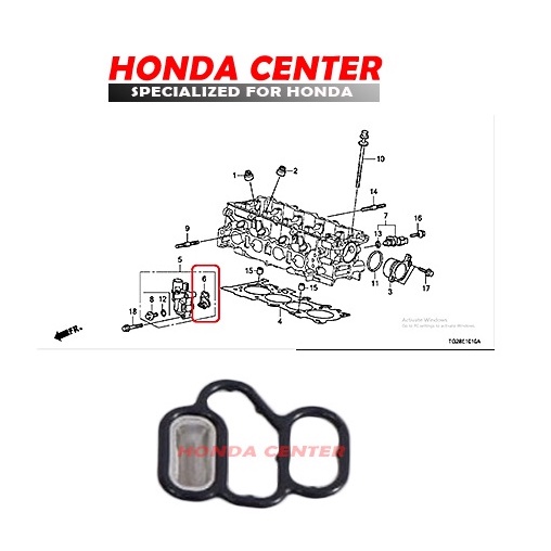 seal oring vtec jazz s rs 2008 2009 2010 2011 2012 2013 2014 2015 2016 2017 2018 2019  freed seal vtec new city gm2 gm6 2009 2010 2011 2012 2013 2014 2015 2016 2017 2018 seal vtec mobilio brio hrv 1500cc  brv 15825-RB0 ASLI